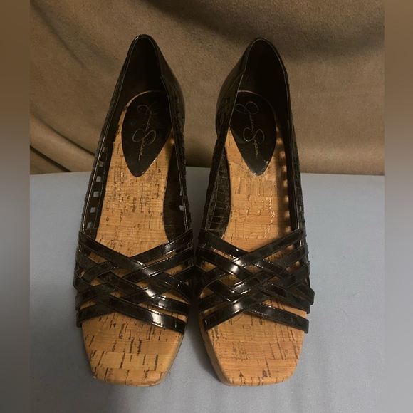 Jessica Simpson Cork Wedge - Picture 2 of 4